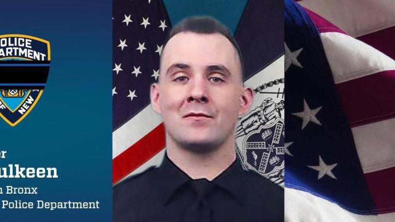 NYPD officer killed in friendly fire incident was Monroe son NYPD officer killed in friendly fire incident was Monroe son