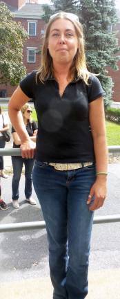 Farm owner accused in horses' deaths case may face felony charge Cindy O'Brien, farm manager at Pets Alive in Middletown, attended Wednesday's hearing (Photo by Frances Ruth Harris)
