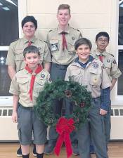 Boy Scouts sell wreaths to support worthy causes
