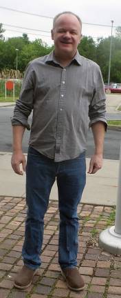 Horse deaths trial wraps up John Sibley, one of the administrators for the Facebook page, Justice for the Horses of Argus Farm, arrives at court on day eight (Photo by Frances Ruth Harris)