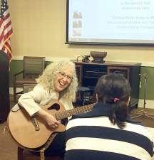 Certified Music Therapist and a New York State Licensed Creative Arts Therapist Melinda Burgard.
