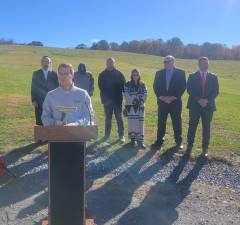 Law to establish a Community Preservation Fund signed Chester Town Supervisor Brandon Holdridge announces state approval to create a Community Preservation Fund during an Oct. 27 press conference.