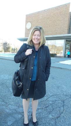 Developer threatens village with costly trial and 'significant damages' Mary E. Marzolla, Esq., of Feerick Lynch MacCartney & Nugent, representing the Village of Chester (Photo by Frances Ruth Harris)