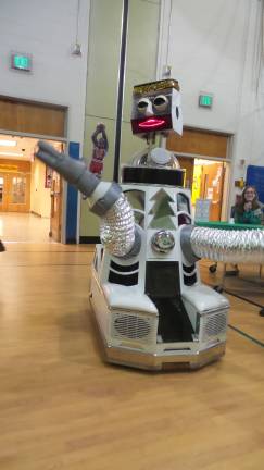 A fun night for science and math Robot moving into the games arena