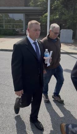 Video: Attorney says Reilly’s actions in DoorDash shooting were ‘reasonable under the circumstances’ Town of Chester Highway Superintendent John Reilly leaves county court Monday, June 2.
