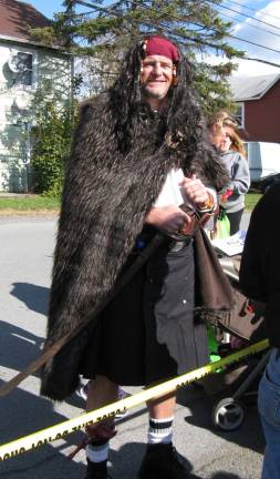 More than 400 turn out for Halloween bash A grownup pirate seeking treasure.