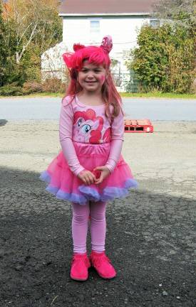 Chester celebrates the haunting season Aubrey Johns, 5, of Chester as Pinky Pie, My Little Pony