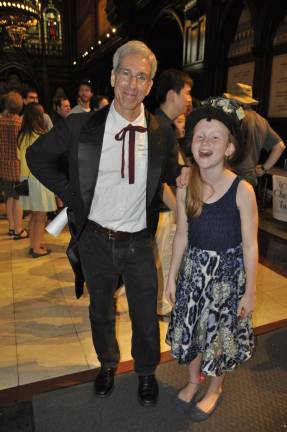 If the shrew fits, swallow it Katie Crandall with noted science writer and master of ceremonies at the Ig Nobel Awards, Marc Abrahams. (Photo provided)