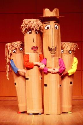 Paper Bag Players return to SUNY Orange in January with new play Provided photos "Lost in the Mall" is the classic Paper Bag Players vignette.
