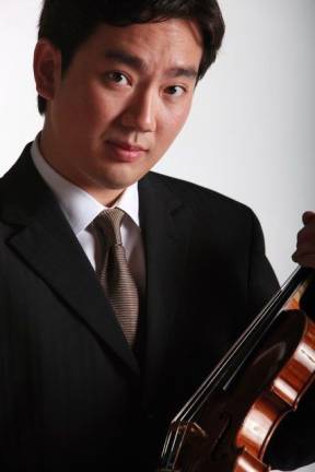 Violinist Frank Huang, concertmaster of the New York Philharmonic