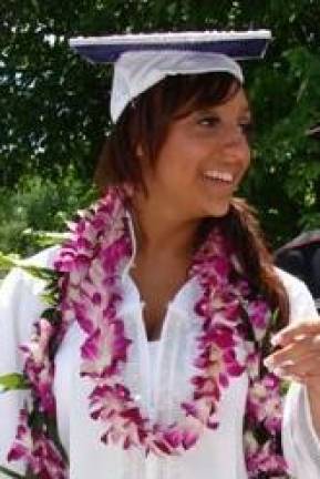 Meet Goshen's Class of 2012 An elegant Alyssa Mutone waits for the graduation procession to begin.