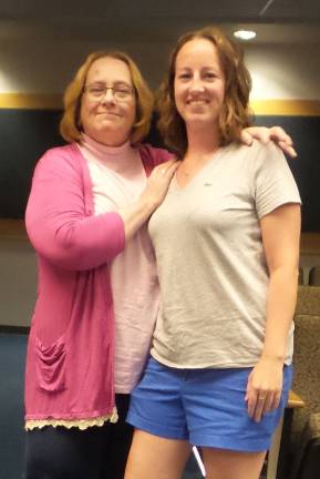 Chester welcomes new teachers Kaitlin Moran (right), the new elementary physical education teacher at Chester Elementary School, is also a Chester alumna. She's pictured with her mother, Kathleen Moran (Photo by Frances Ruth Harris)