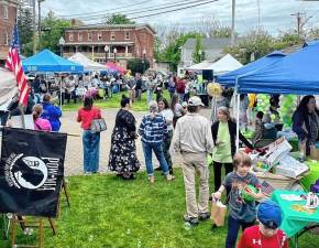 Members of the community came out to Warwick’s Railroad Green on Saturday, May 4 to recognize the importance of mental health.
