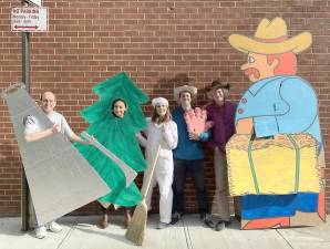 The Paper Bag Players make their annual trek to Middletown on Sunday, Feb. 9, performance of their latest show, Here we go!