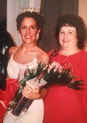Mommy & Me Contest Dawn Fantasia and her mom, Betty Anne Fantasia of Ogdensburg, at The Miss Northern Skline preliminary pageant for Miss New Jersey, 1997.