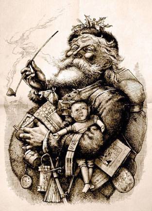 ‘Yes, Virginia, There is a Santa Claus’ Santa by Thomas Nasy