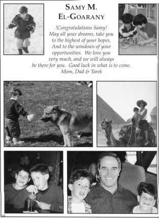 Community reacts to Goshen grad’s alleged ISIS involvement Photo courtesy of Goshen High School 2008 yearbook Photos of Samy El-Goarany and family members from the 2008 Goshen High School yearbook.