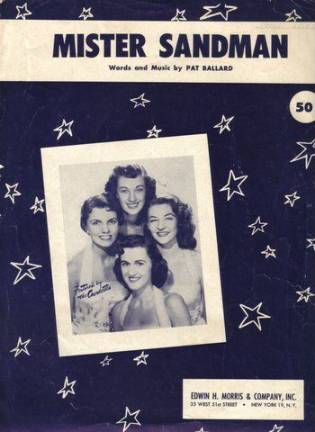 'Bring me a dream' The Chordettes (Marjorie is front and center)