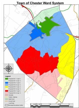 Proposed ward system #1.