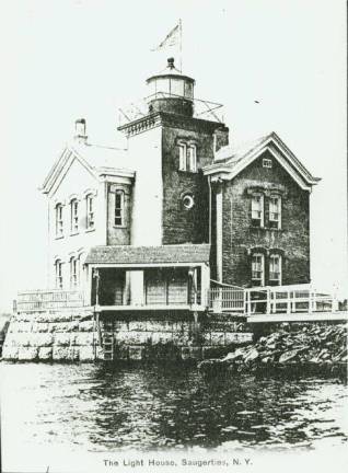 Women lighthouse keepers proved their mettle An early image of the Saugerties Lighthouse. Built in 1869, it had fallen into serious disrepair by the 1970s and 1980s. Through the efforts of the Saugerties Lighthouse Conservancy, the structure has been renovated; it is currently maintained as a working lighthouse, and a bed and breakfast. (Bard College Archives, Hudson River Valley Heritage: hrvh.org)