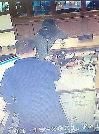 Dutchess County man charged in connection with Rhinebeck Bank robbery in Goshen Police said the suspect entered the Rhinebeck Bank on Main Street in the Village of Goshen on Friday, March 19, at 4:50 p.m., displayed a note demanding money and stole a quantity of cash. Photos provided by the Village of Goshen Police Department.