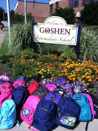 Operation Backpack keeps students well supplied School supplies delivered by Better Homes and Gardens/Rand Realty helped the Goshen Youth Ending Hunger Club deliver backpacks to 75 local children.