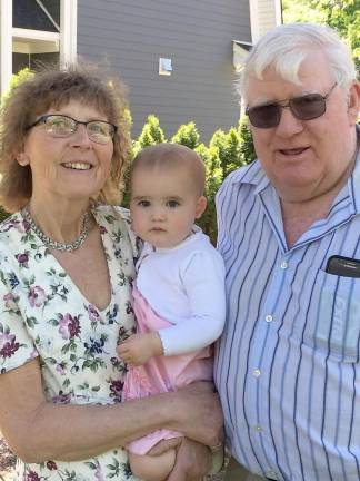 Cindy Smith with husband, Gary, and granddaughter, Abby Boudreau