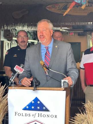 Orange County. Safety first helps manage summer season outdoor risks Orange County District Attorney David M. Hoovler during a summer safety press conference in Port Jervis on May 24, 2023.