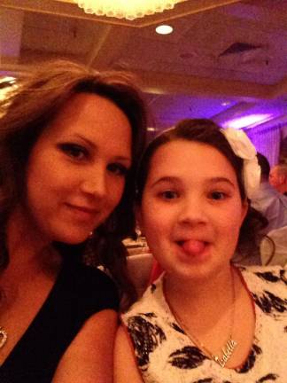 Mommy & Me Contest Heather DiMichele of Sussex "Me and my daughter Isabella at our cousing Jamie's wedding."