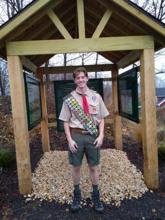 Eagle Scout Jack Kerwan. Photos by Lynn Berenberg.