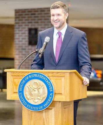 “My promise to you all,” U.S. Rep. Pat Ryan said during his inauguration last Sunday at West Point, “is to always keep fighting to defend our rights, and to deliver relief.”