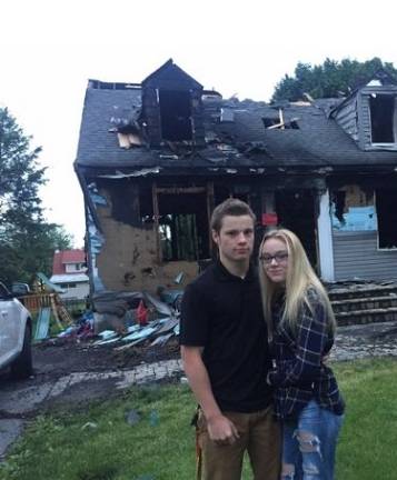 Most Viewed 2017 Anthony Battiato and Kasandra Catlett in front of the devastated house on Elm Street