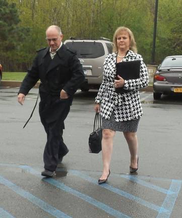 David and Sandy Nagler outside the courtroom last month (Photo by Frances Ruth Harris)