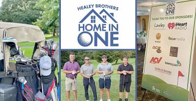 The 2021 Healey Brothers Golf Outing held earlier this month at the Powelton Club in Newburgh raised $56,000 for Habitat for Humanity of Greater Newburgh and Habitat for Humanity of Dutchess County, two organizations that provide affordable housing to aspiring homeowners. Provided photo.