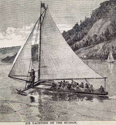 Ice boats, 'faster than any motorcycle,' are part of Hudson history