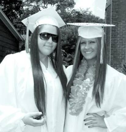 Meet Goshen's Class of 2012 Jasmine Zekiroska and Meredith Jordan, close friends since eighth grade, are all smiles on graduation day.