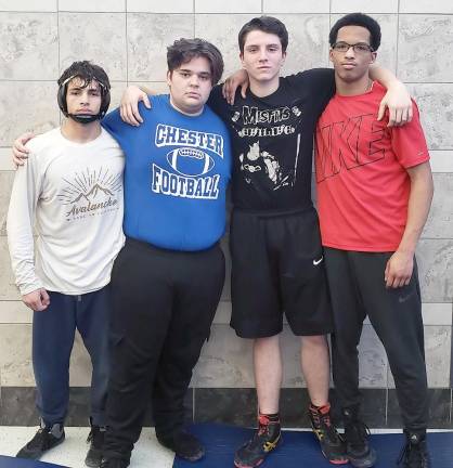 Mark Bruckenstein, Devin McGovern, Teddy Szymanski, and Kwalin Gonzalez