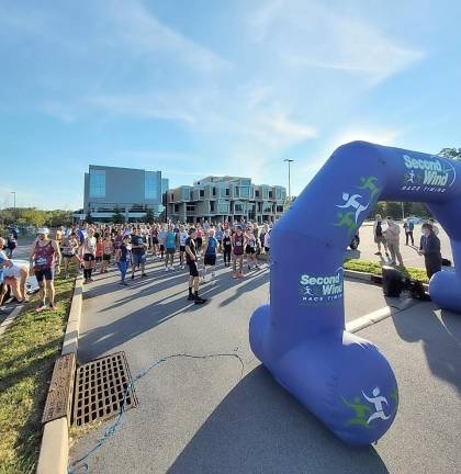 Runners, on your marks. Photos provided by the Goshen Rotary.