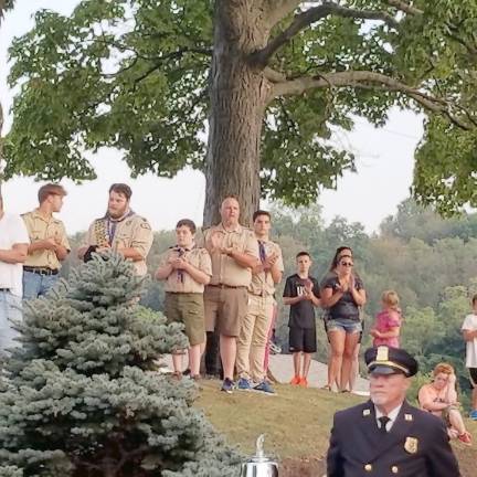 Members of the Chester Boy Scouts