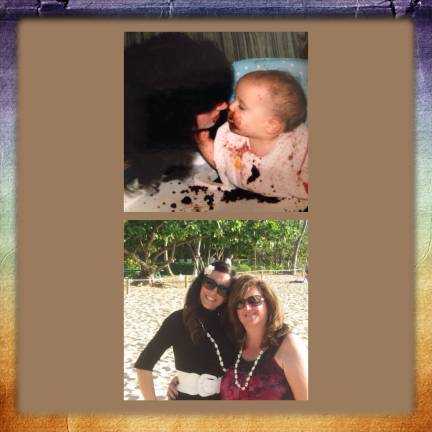 Mommy & Me Contest Jill and Robin Kendall of Chester "The first picture was at Robin's first birthday and the second while visiting Robin at her home in Hawaii."