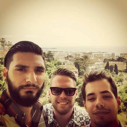 From Goshen to Cannes Luca Spensieri, middle, of Goshen, is a graduate of John S. Burke Catholic High School . He and his friends are seen here while in Cannes.