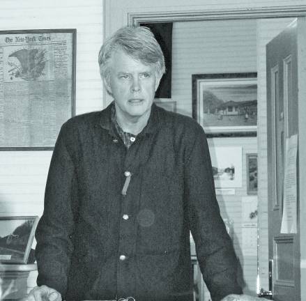 Union and disunion Photo by Ginny Privitar Jim Meany was one of two experts to speak at the Chester Historical Society’s museum opener last Saturday.