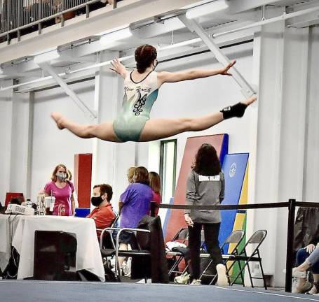 Allison Torres took home the silver medal on floor and gold medals on bars, beam, vault and the all-around, making her the 2021 Region 6 All-Around Champion.