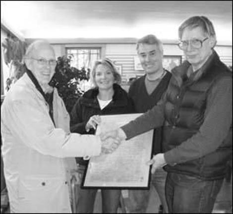 A special gift: Durland family presents two deeds to Chester Historical Society A special gift: Durland family presents two deeds to Chester Historical Society