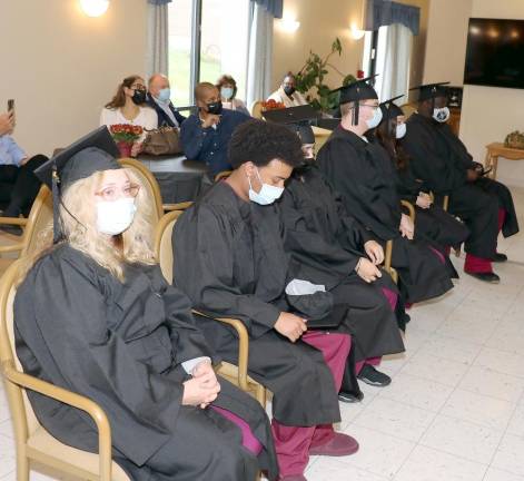 CNA graduates at their certification ceremony.