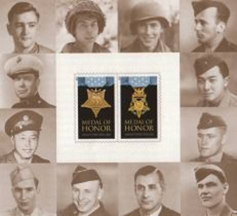 New York man among WWII veterans featured on new US stamp Shannon DeCelle (copy photo) In honor of Veterans' Day, the U.S. Postal Service has issued a stamp commemorating the last nine World-War II Medal of Honor winners. Included is Francis S. Currey, of Selkirk, NY, pictured in the top row, second from the left.