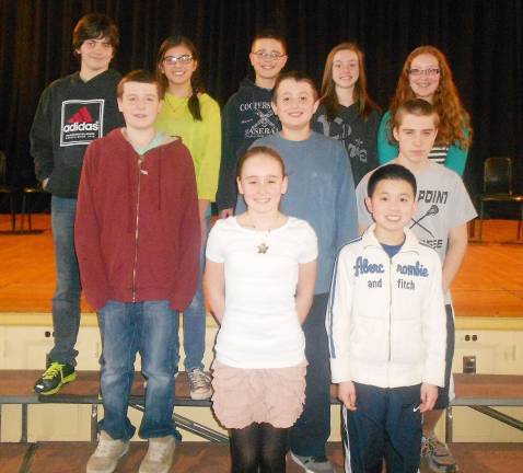 Middle schoolers take on the world in Geography Bee The top 10, back row (from left): Ian Miller, Olivia Gargiulo, Ryan Garton, Victoria Schmidt, Freddi Semel. Middle row, from left, Liam Farrell, Alexander Gross, Hunter Mullane. Front row: Olivia Klugman, Jesse Shih.