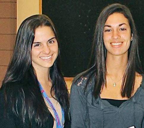 High school students honored as 'Goshen Greats' Danielle Villegas with foreign language teacher Brittany Lobdell