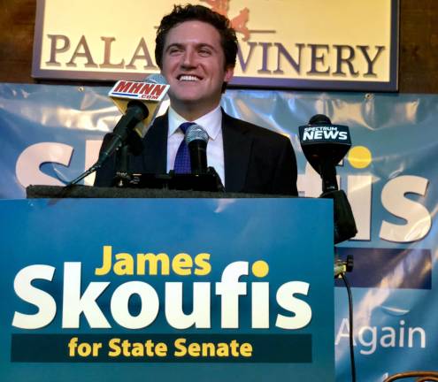Provided photo Assemblyman James Skoufis announced this week he will eschew what should be a safe re-election bid this November and run instead for the state Senate District 39 seat held for the last 28 years by Republican William J. Larkin Jr. Larkin will retire at the completion of this term.