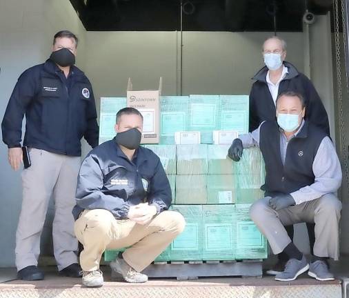 Orange County accepts 25,000 surgical masks from GNYADA to be utilized during COVID-19 pandemic Provided photo